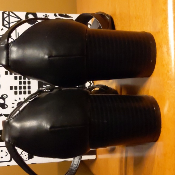 Black Bamboo high heels size 10 - Picture 2 of 12